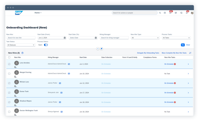 SAP SuccessFactors Onboarding Screenshot-1