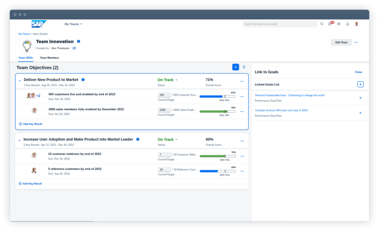 SAP SuccessFactors Performance Screenshot-1