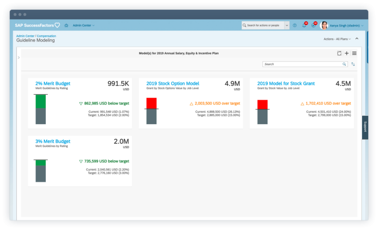 SAP SuccessFactors Compensation Screenshot-2