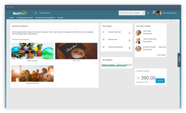 SAP SuccessFactors Compensation Screenshot-1